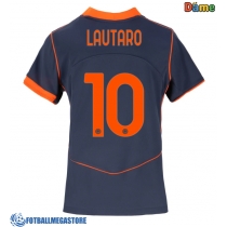 Fotballdrakt Dame Inter Milan Lautaro Martinez #10 Tredjedrakt 2025-26 Kortermet